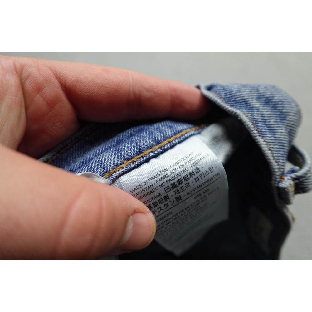 Levi's 514 Regular Fit Jeans Mens 36x30 Blue Medium Wash Straight Big E Premium - Picture 11 of 12